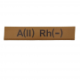 Военный шеврон группа крови койот A(II) Rh(-)