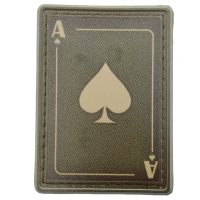 Шеврон Піковий туз олива