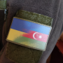 Шеврон флаг Азербайджан - Украина