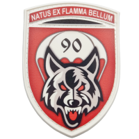 Нашивка ВСУ Natus ex flamma bellum 90