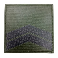 Погон НАТО молодший сержант темна олива