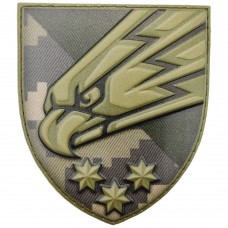 Шеврон ВСУ 25 отдельная воздушно-десантная бригада пиксель