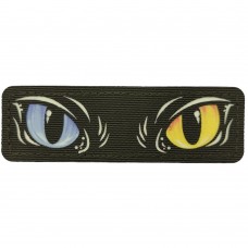 Шеврон Котячі очі Laser Cut кольорові темна олива