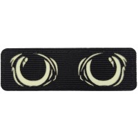 Нашивка Cat Eyes Laser Cut чорний