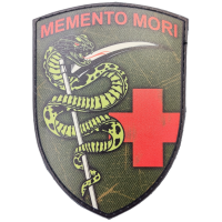 Шеврон медицинский Memento mori