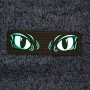 Шеврон Очі кота Laser Cut чорний 
