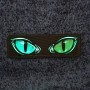 Шеврон Cat Eyes Laser Cut кольорові чорний