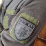 Шеврон Патрульна поліція України Хижак олива