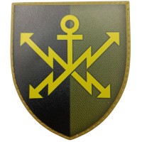 Шеврон ВСУ 43 окремий полк зв'язку і управління олива