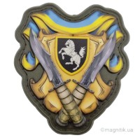 Шеврон 1 танкова сіверська бригада объемный