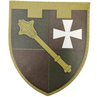 Шеврон Региональное управление Сил ТрО Запад Вооруженных Сил Украины олива