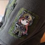 Шеврон Военная девушка