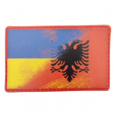 Шеврон прапор Албанія - Україна