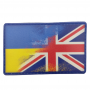 Нашивка прапор Великобританія - Україна