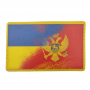 Нашивка прапор Монтенегро - Україна