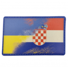 Шеврон прапор Хорватія - Україна