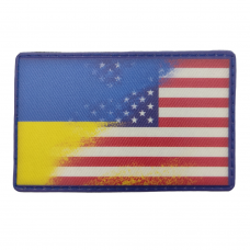 Шеврон прапор США - Україна