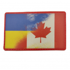 Шеврон флаг Канада - Украина