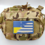 Нашивка флаг Греция - Украина