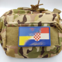 Нашивка флаг Хорватія - Украина