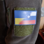 Нашивка прапор Словенія - Україна