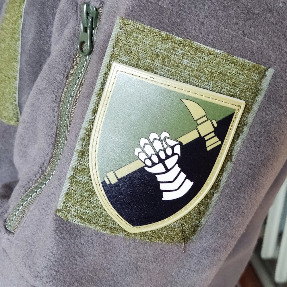 Нашивка ВСУ 12 отдельний танковый батальон ОК Север полевой 