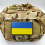 Нашивка Флаг Украины с оливковым ободком 50*80 мм
