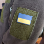 Нарукавний знак прапор України блакитний 30*45 мм