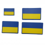 Нарукавный знак флаг Украины голубой 30*45 мм