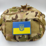 Нашивка флаг Украины с гербом 50*70 мм