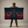 Оригинальный Флаг Вартовий червоних маків