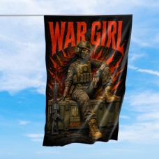 Оригинальный Флаг War Girl — вогняний характер