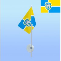 Прапор з присоскою Житомир