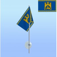 Прапор з присоскою Львів