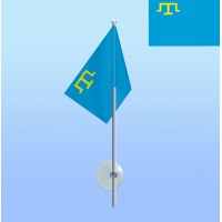 Прапор з присоскою Крим