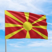 Флаги стран мира Северная Македония