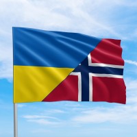 Флаги стран мира Норвегия - Украина