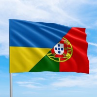 Прапори країн світу Португалія - Україна