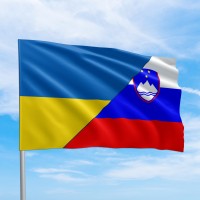 Флаги стран мира Словения - Украина