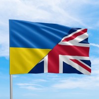 Флаги стран мира Великобритания - Украина