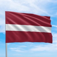 Флаги стран мира Латвия