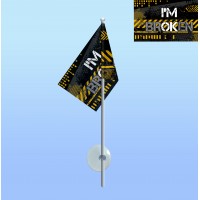 Флажок I`m brOKen на палочке с присоской