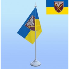 Настольный флаг 7 десантно-штурмового корпусу синьо-жовтий