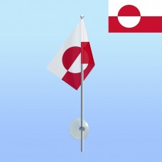Прапор Гренландія на паличці з присоскою