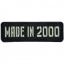 Шеврон Made in 2000 Laser Cut чорний