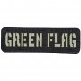 Шеврон Green flag Laser Cut чорний