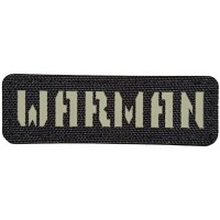 Шеврон Warman Laser Cut черный