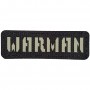 Шеврон Warman Laser Cut чорний