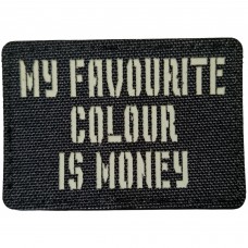 Шеврон My favorite color is money Laser Cut