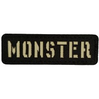 Шеврон Monster Laser Cut черный